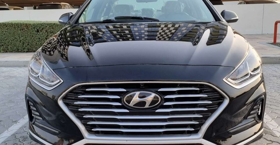 2019 Hyundai Sonata black 
