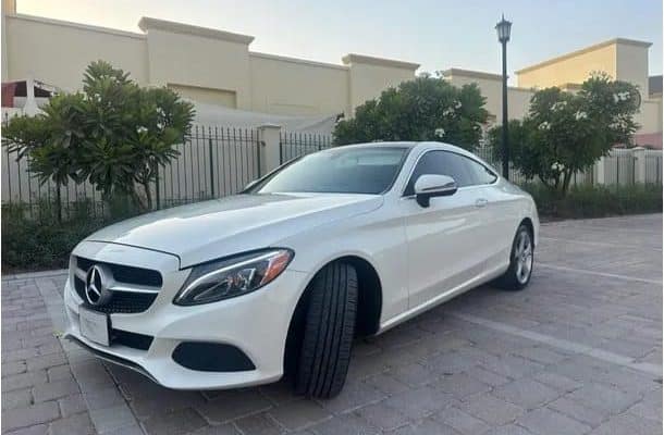 2017 Mercedes C300 white